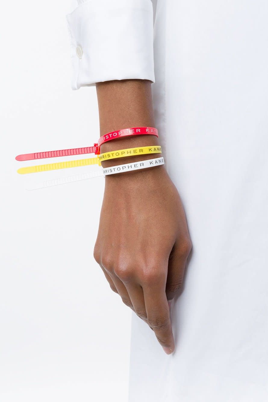 Christopher Kane Cable Tie Bracelets, Farfetch