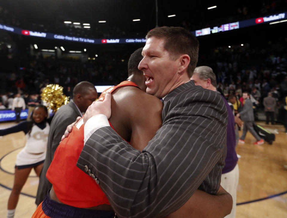 Brad Brownell led Clemson to a program-record-tying 25 wins last season. (AP Photo/John Bazemore)