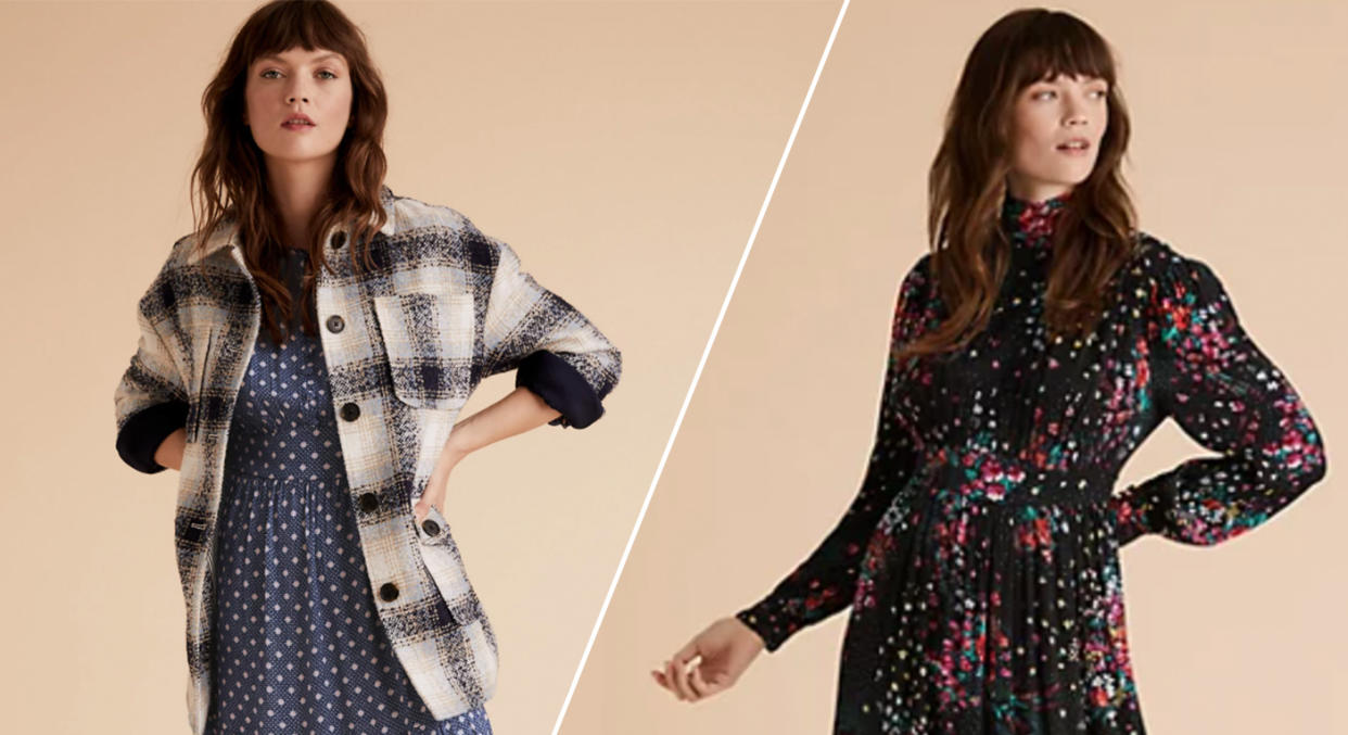 Marks and Spencer has launched 20% off sale on womenswear brands Autograph and Per Una.  (M&S/ Yahoo Style UK)