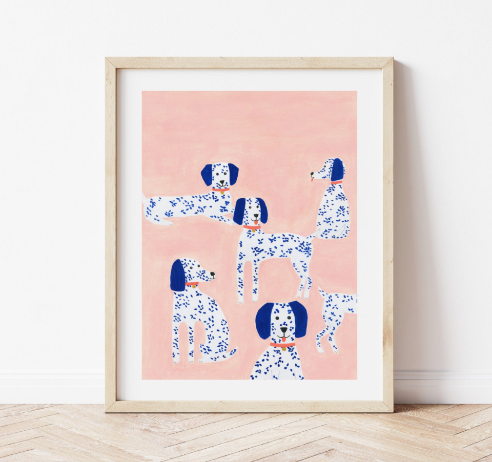 Dalmation Dog Print (Photo via Etsy)