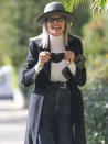 <p>Diane Keaton flashes a smile while taking a stroll in West Hollywood on Jan.17. </p>