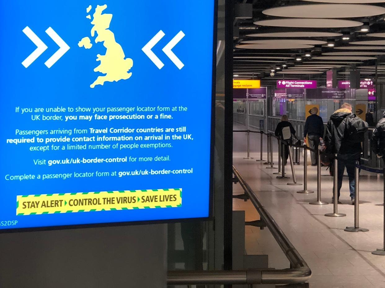 Check point: travellers arriving at London Heathrow (Simon Calder)