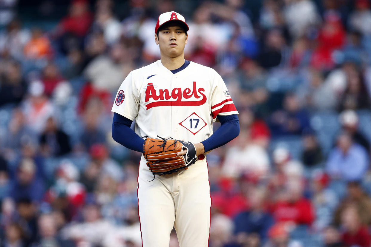 Shohei Ohtani is reaching legendary status six years into his career. (Photo by Ronald Martinez/Getty Images)