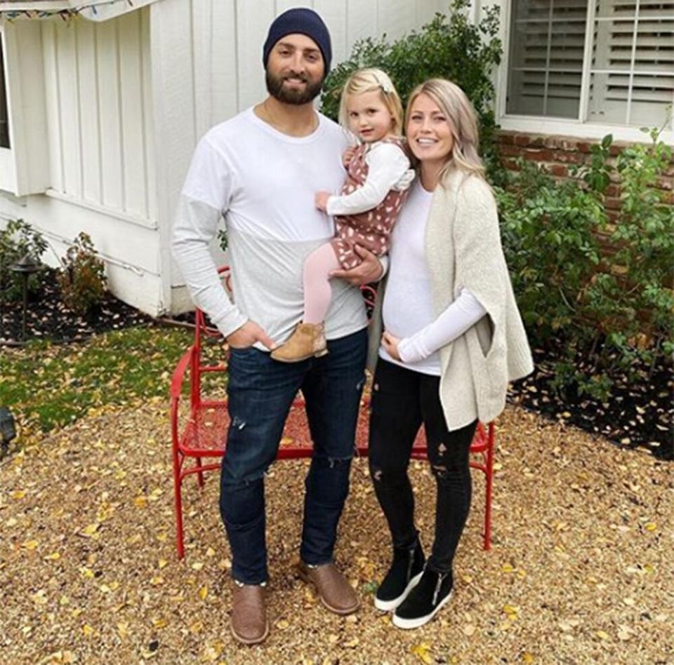 Kevin and Amanda Pillar, along with their daughter, Kobie | Kevin Pillar/Instagram