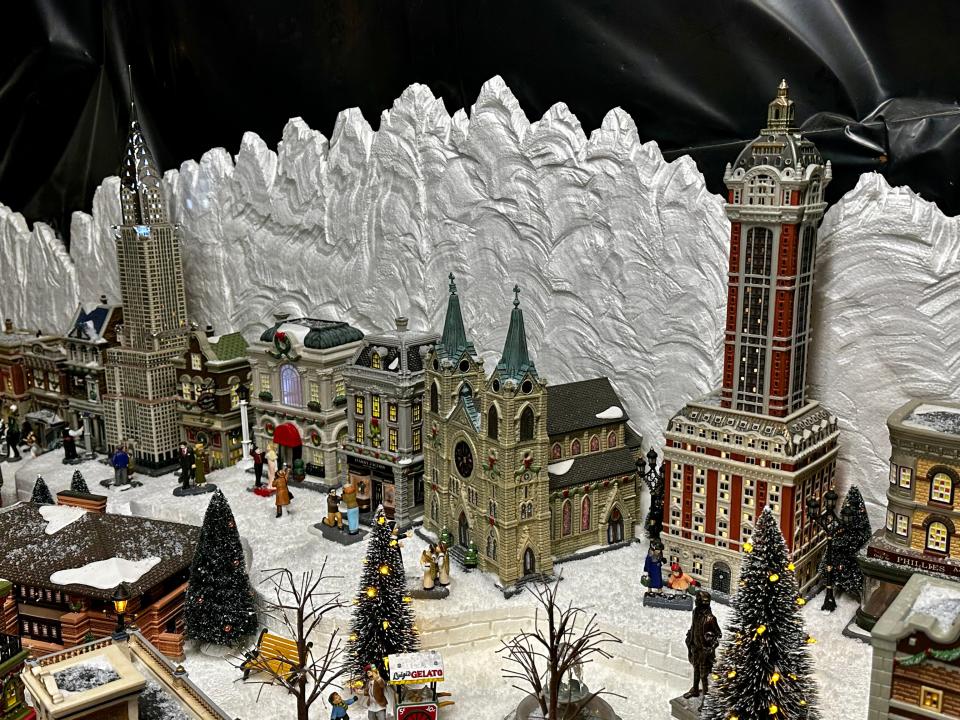 The Christmas in the City display is themed on 1920s and 1930s American cities