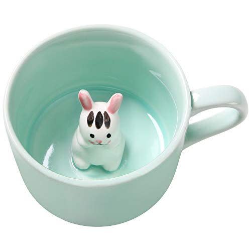 4) Surprise 3D Bunny Coffee Mug