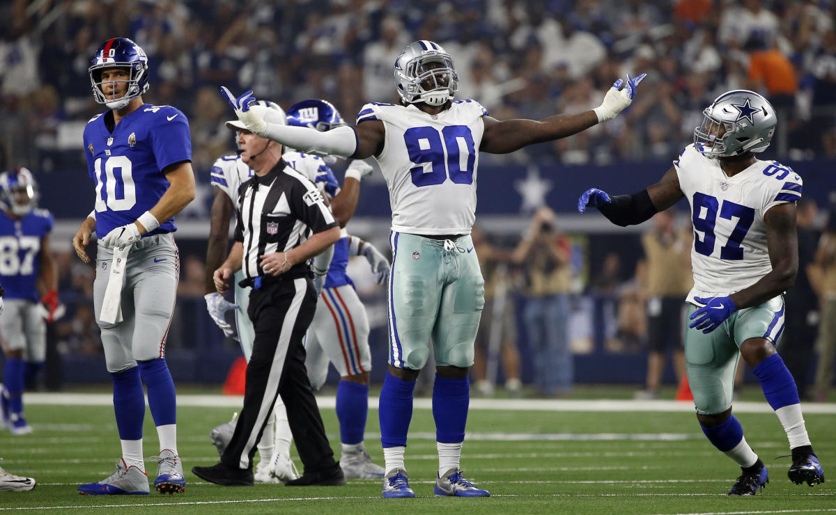 Cowboys' DeMarcus Lawrence has funny reply to notion Eli Manning