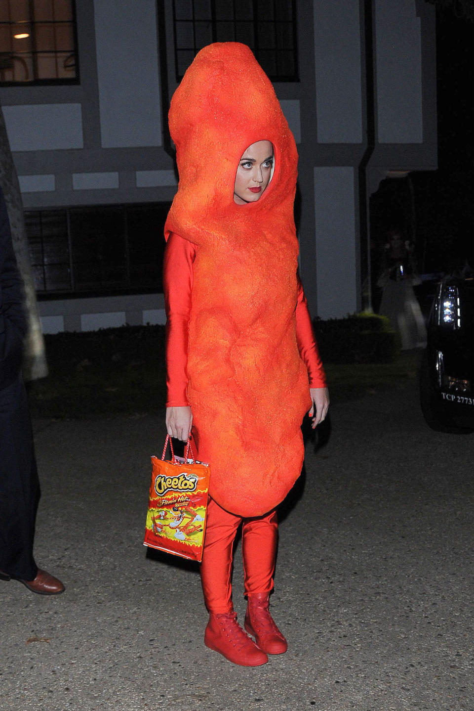 Katy Perry as a Cheeto