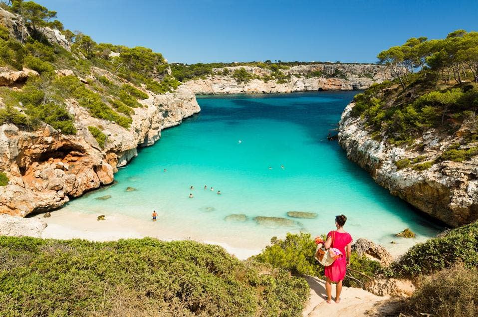 Caló des Moro, Mallorca.  España