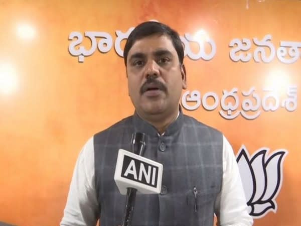 Andhra Pradesh BJP General Secretary, Vishnu Vardhan Reddy (Photo/ANI)