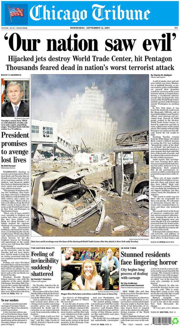 chicago tribune september 11