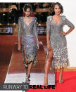 <p>The Scandal actress was the first to get her hands on the coveted Marc Jacobs collection, donning this silver sequin number on the Emmys red carpet just three days after it debuted in New York. “It kind of went off like a bomb at the Emmys,” her stylist, Erin Walsh, told Yahoo Style. “At least that was the idea.” <i>Photos: Getty Images</i></p>