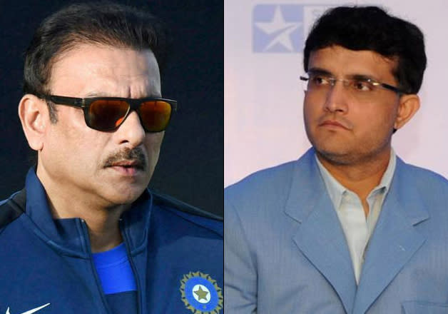 Sourav Ganguly and Ravi Shastri