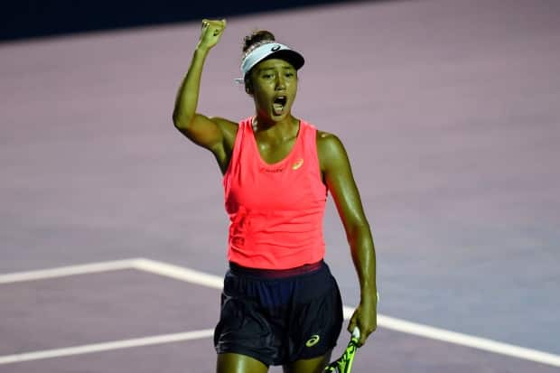 Canada's Leylah Fernandez beat out nominees Katie Boulter of Great Britain, Magdalena French of Poland and Elina Svitolina of Ukraine for the 2021 Billie Jean King Cup Play-Offs Heart Award. (Pedro Pardo/AFP via Getty Images - image credit)