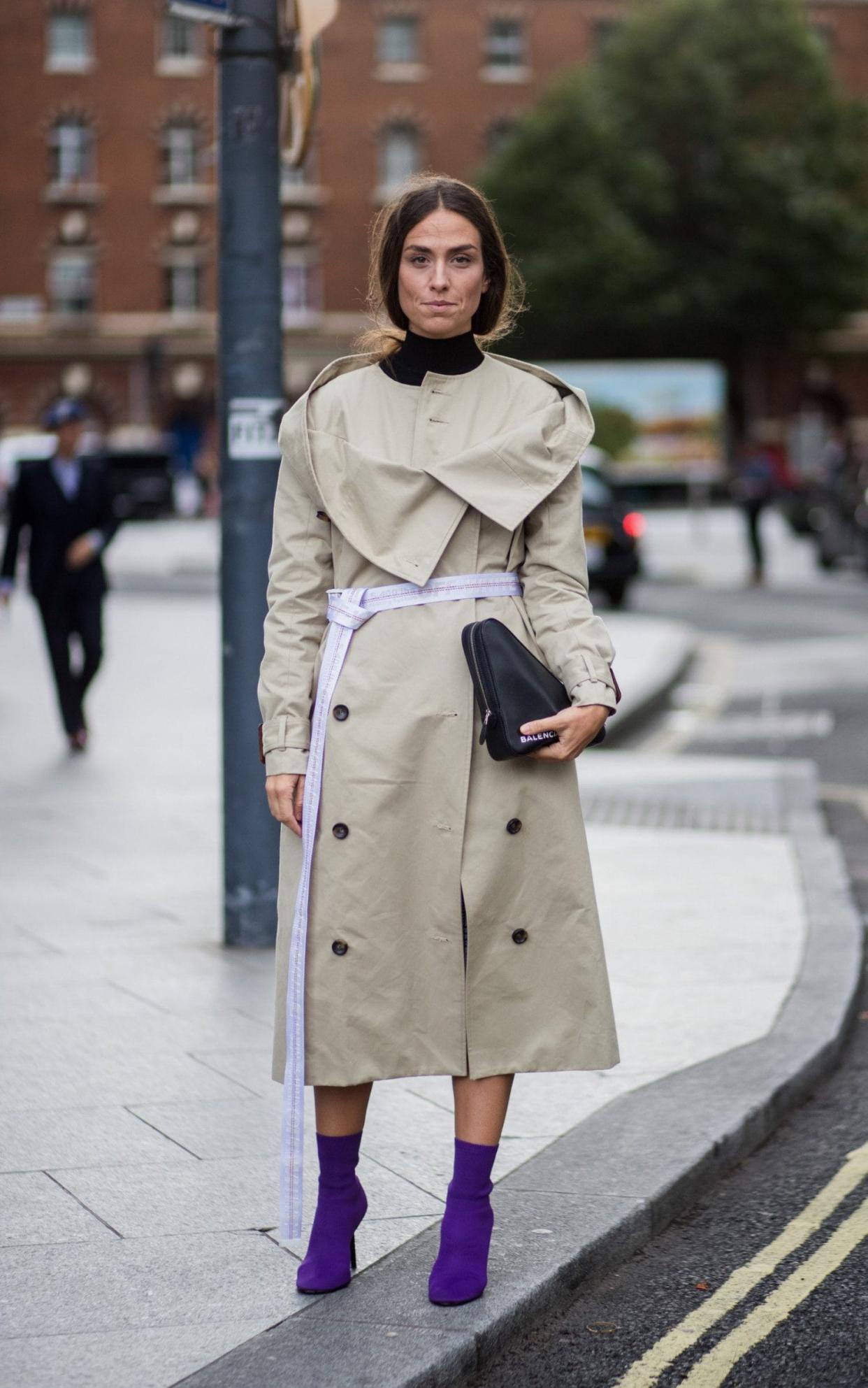 Erika Boldrin at London Fashion Week - Getty Images Europe