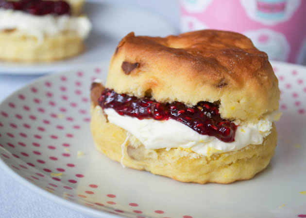 These clotted cream scones look ideal for Mother's Day © Jo Romero