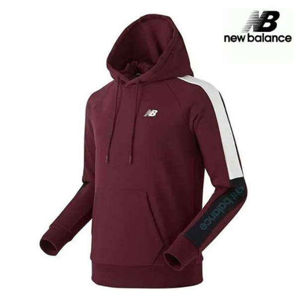 New Balance Unisex NBN0942043 Burgundy Hoodie. PHOTO: Lazada