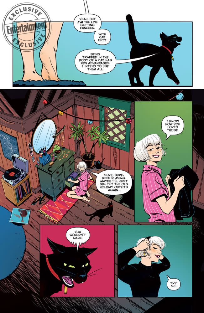 Sabrina the Teenage Witch comic preview: Salem gives advice