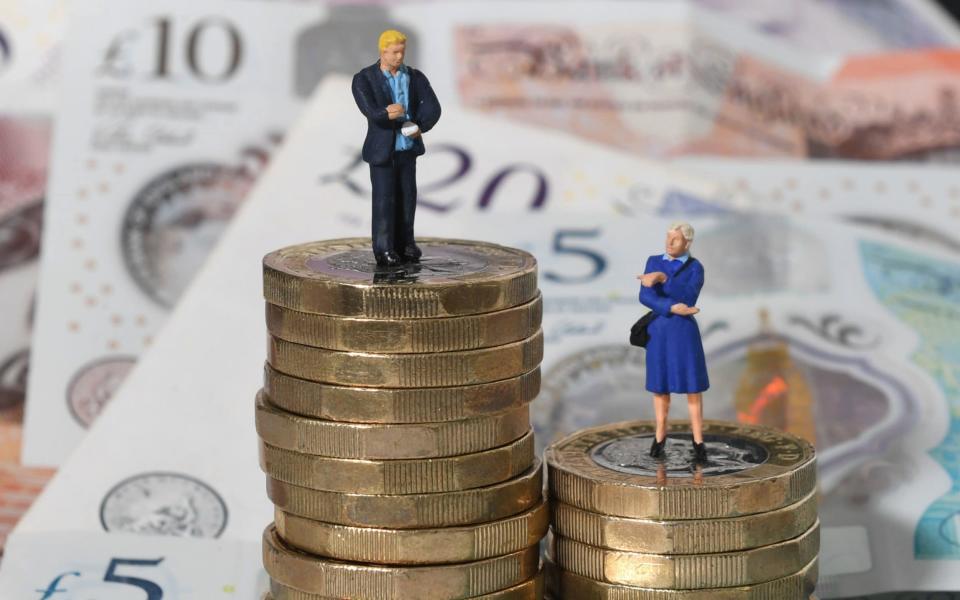 The Equality and Human Rights Commission found only one in five companies had tangible plans for tackling the pay gap - PA