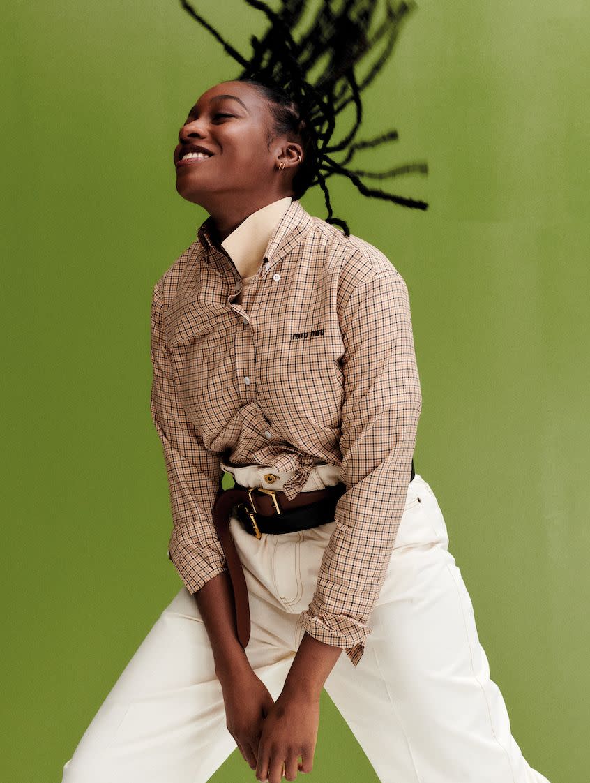 little simz on the cover of june issue for elle uk