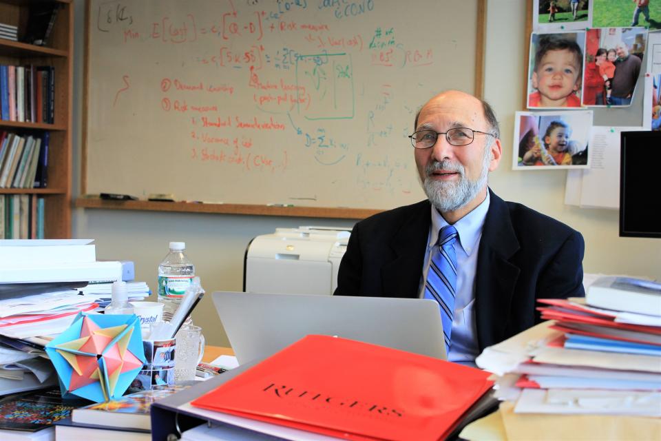 Rutgers math professor Fred Roberts