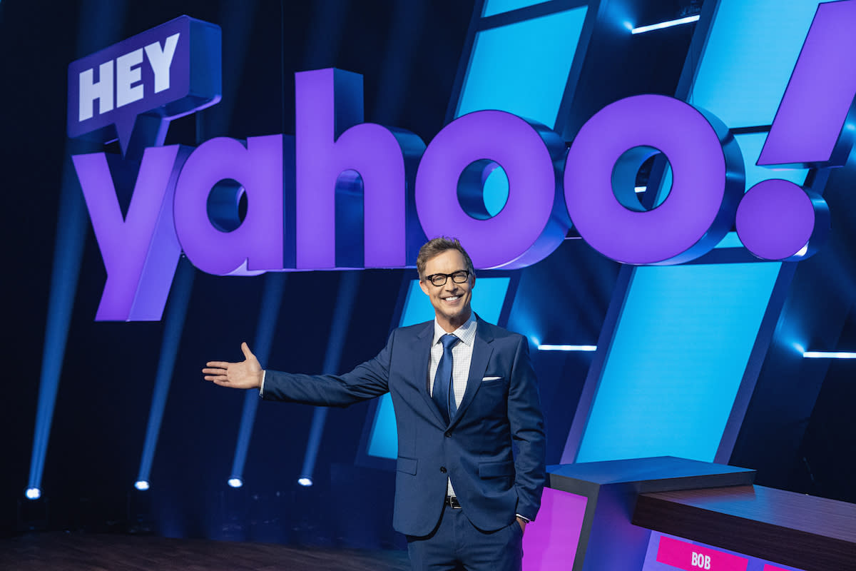 Tom Cavanagh, host of 'Hey Yahoo!'