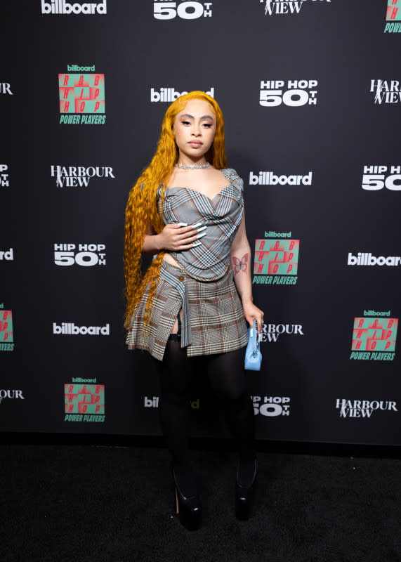 <p>Ice Spice wearing Vivienne Westwood at Billboard R&B Hip Hop Live in Los Angeles.</p><p>Photo: Brandon Todd/Billboard via Getty Images</p>