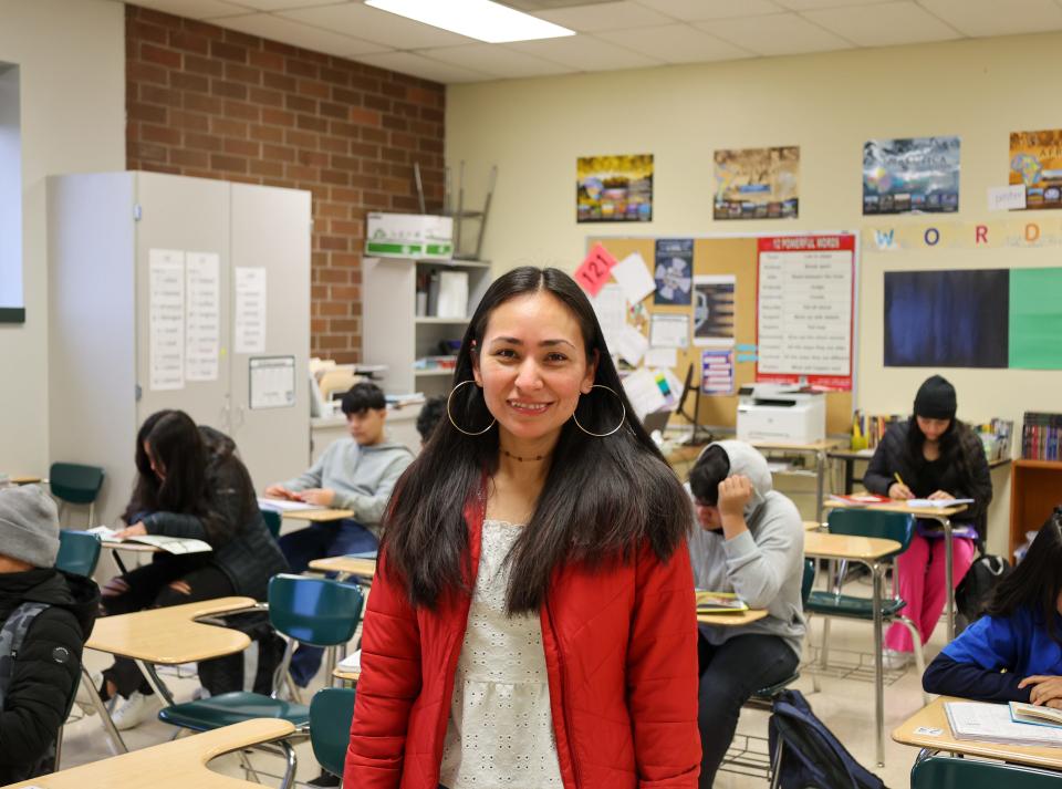 Maricela Ruiz Herrera is a bilingual instructional assistant at McKay High School.