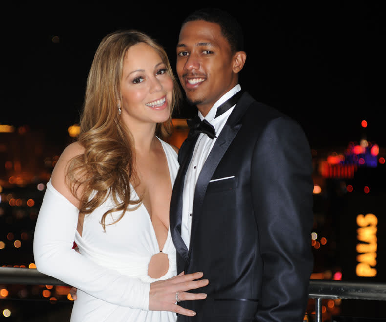 <div class="caption-credit"> Photo by: HowAboutWe</div><div class="caption-title">Mariah Carey And Nick Cannon</div>When musician Nick Cannon decided to propose to his megastar girlfriend Mariah Carey, he gave everybody flashbacks to a '90s candy commercial. He offered Mariah a Ring Pop - that just so happened to have a real ring inside. (Side note: wouldn't that make the ring get really sticky? The logistics are confusing here.) Not only did Mariah say yes, she was inspired to create her first fragrance, Lollipop Bling. <br> <br> <b>HAPPILY EVER AFTER?</b> The couple wed in April 2008 and are still together. They're also the parents of twins, Moroccan and Monroe, aka Dem Babies. <br> <br> <b>Plus: <a href="http://www.howaboutwe.com/date-report/10-unhealthy-dating-patterns-and-how-to-break-them/" rel="nofollow noopener" target="_blank" data-ylk="slk:10 Unhealthy Dating Habits (& How to Break Them);elm:context_link;itc:0;sec:content-canvas" class="link ">10 Unhealthy Dating Habits (& How to Break Them)</a></b>