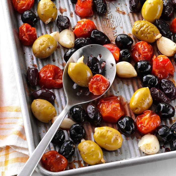 Herb-Roasted Olives & Tomatoes