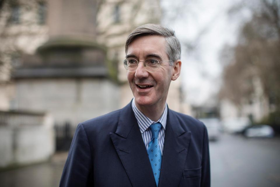 Mr Johnson will need the support of Jacob Rees-Mogg and other ERG hardliners to get his Brexit plan through (Dan Kitwood/Getty Images)