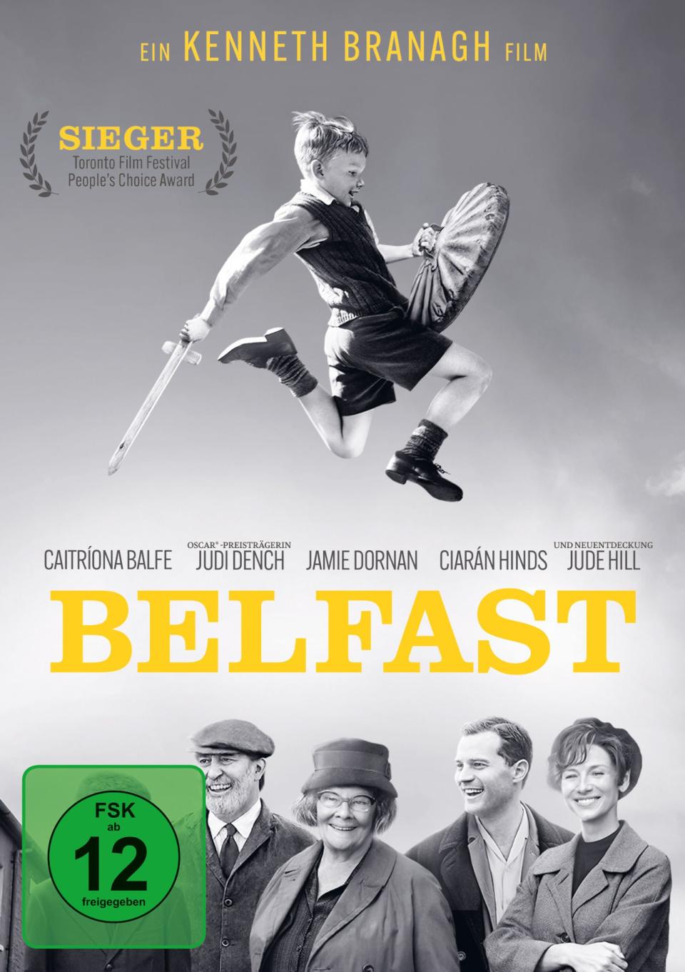 "Belfast" wurde mit je einem Oscar, Golden Globe und British Academy Film Award ausgezeichnet. (Bild: Universal Pictures)