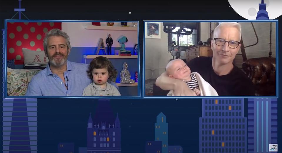 Andy Cohen, Anderson Cooper babies