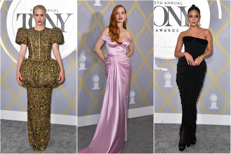 Sarah Paulson, Jessica Chastain y Vanessa Hudgens deslumbraron en los Premios Tony a lo mejor del teatro musical de Broadway