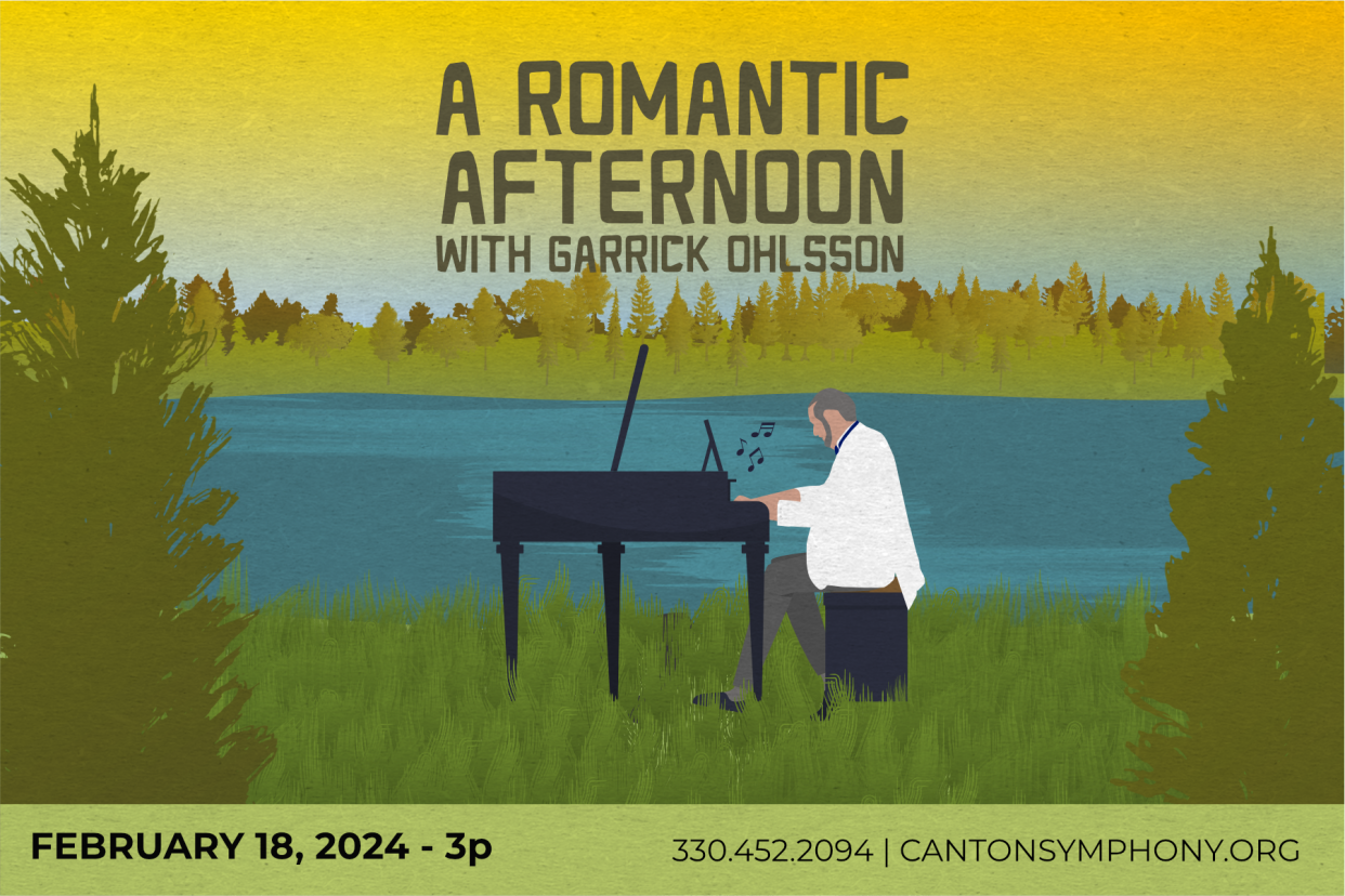 Renowned pianist Garrick Ohlsson will perform with the Canton Symphony Orchestra at "A Romantic Afternoon" at 3 p.m. Sunday at Umstattd Hall in Canton. Tickets cost $10 to $50.