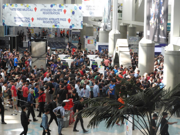 The crowds at E3