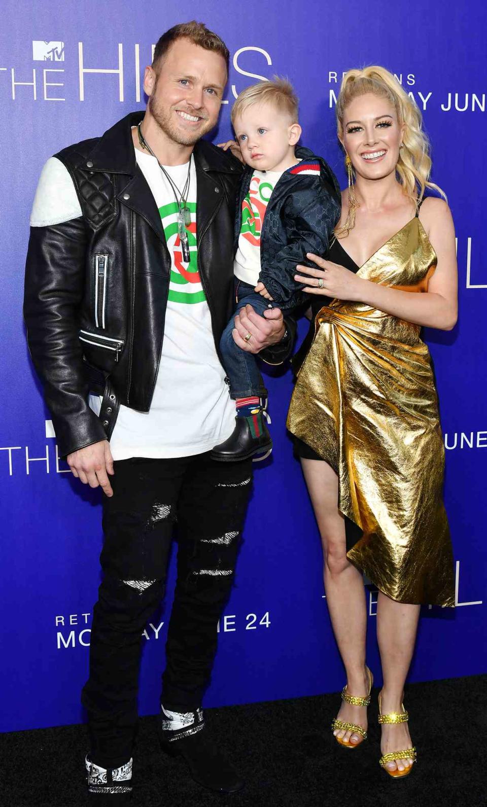 Spencer Pratt, Connor Pratt and Heidi Pratt attend the premiere of MTV's "The Hills: New Beginnings" at Liaison on June 19, 2019 in Los Angeles, California