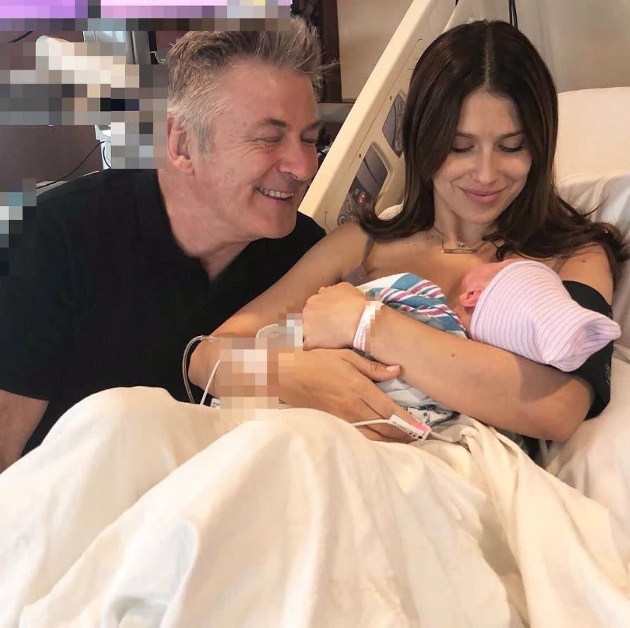 Alec Baldwin is officially a dad for the fifth time: the actor and his wife Hilaria welcomed their fourth child together, a son, on May 17, 2018. "He's here!," Hilaria captioned an adorable photo of the couple staring at their new bundle of joy in the hospital. "He's perfect! 8lbs 2oz #wegotthis2018". The two are already parents to daughter Carmen, 4, and sons Rafael, 2, and Leonardo, 1. The "SNL" star is also the father of model Ireland Baldwin, 22, who he had with ex-wife Kim Basinger.