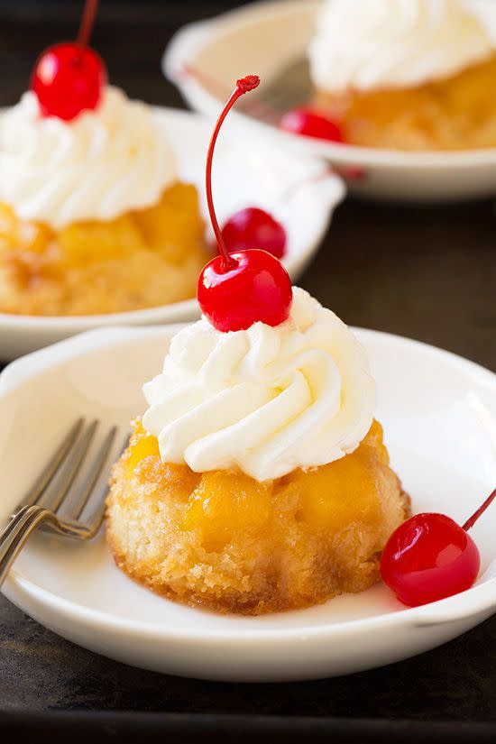 Pineapple Upside-Down Cupcakes