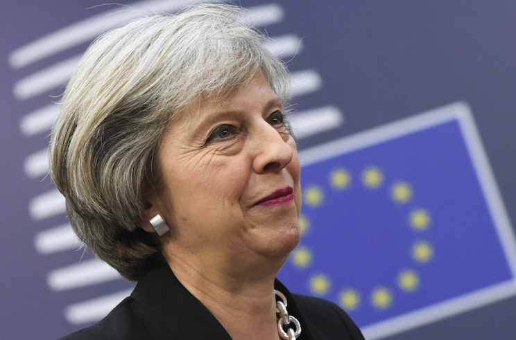 Theresa May has resisted calls to guarantee the rights of EU nationals (Rex)