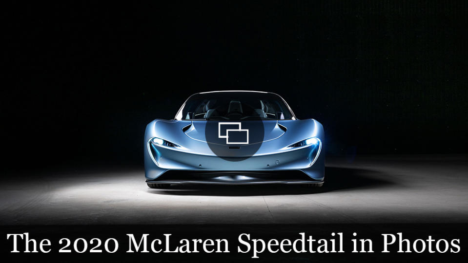 The 2020 McLaren Speedtail in Photos