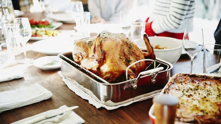 thanksgiving turkey dining room