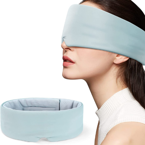 woman wearing BLSSNZ Eye Mask