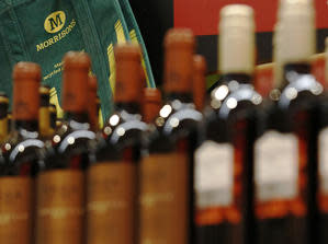 Bottles of wine are pictured at a London store ( LUKE MACGREGOR/Reuters)