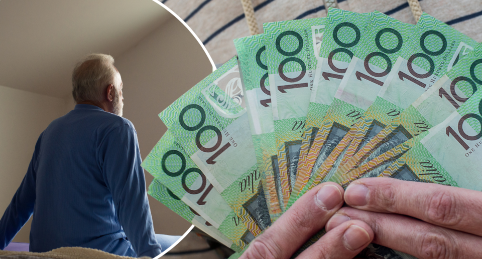 Superannuation rule. Australian retiree and Australian money.