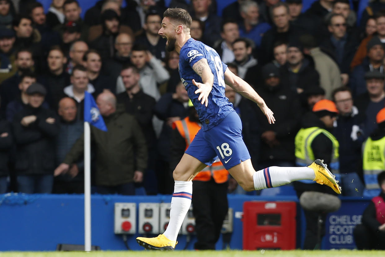 Olivier Giroud scored his first goal since August in Saturday's London derby against Tottenham Hotspur. (Ian Kington/Getty)