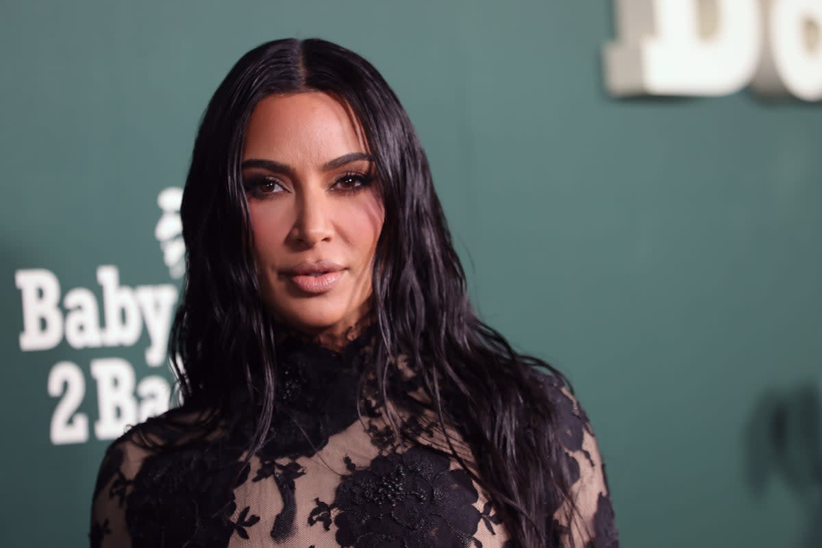 Kim Kardashian posted a picture of herself stood next to a car with the caption ‘On my way to find Kate’ (Getty Images)