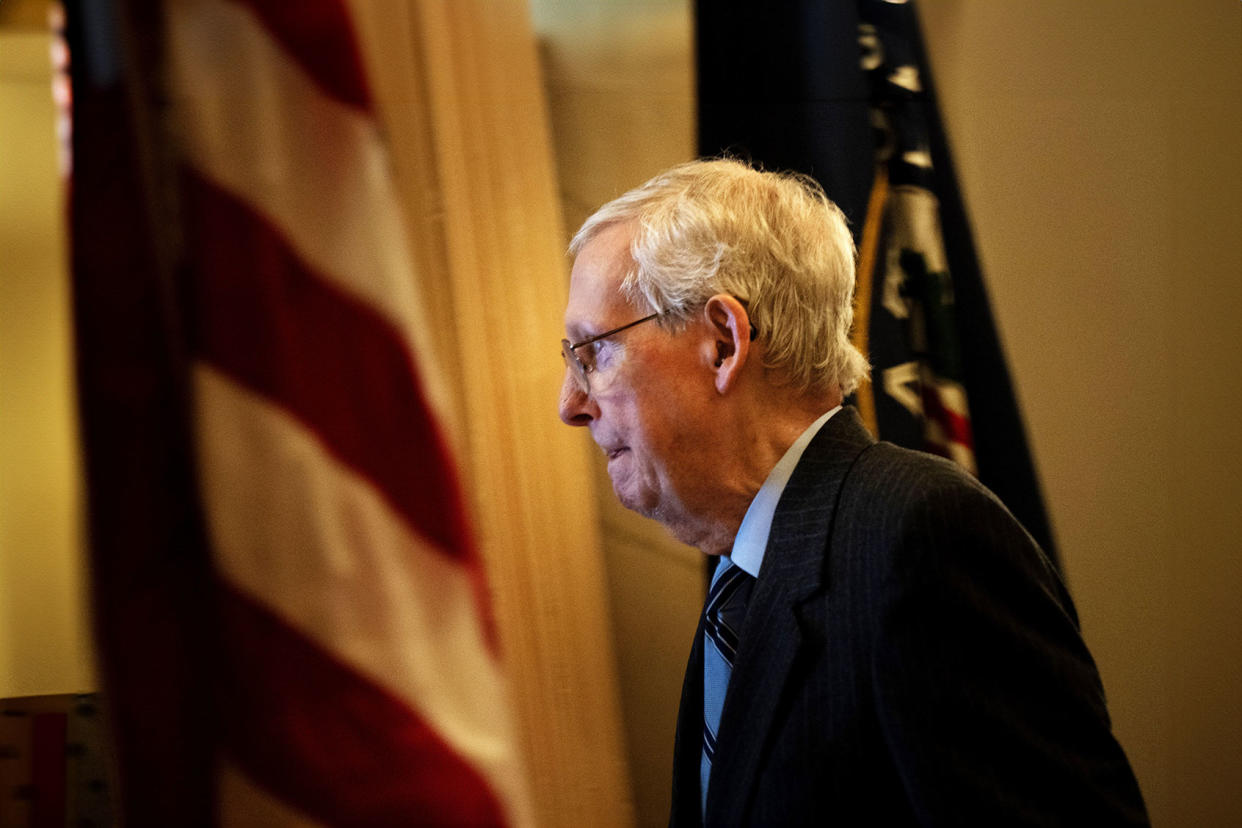 Mitch McConnell BRENDAN SMIALOWSKI/AFP via Getty Images