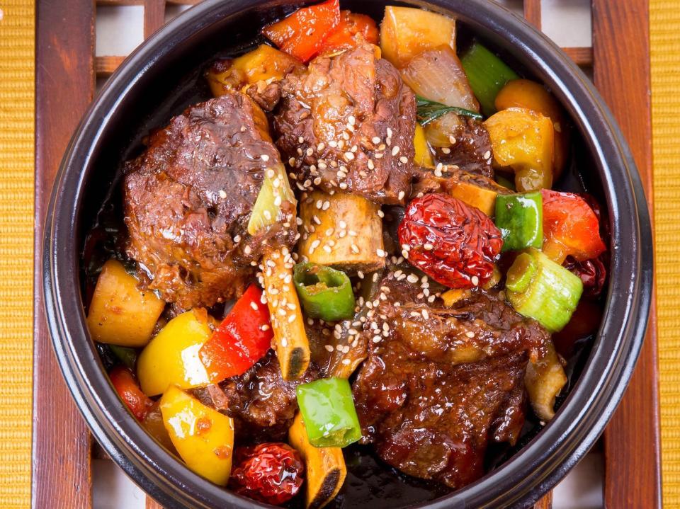 Korean braised short ribs