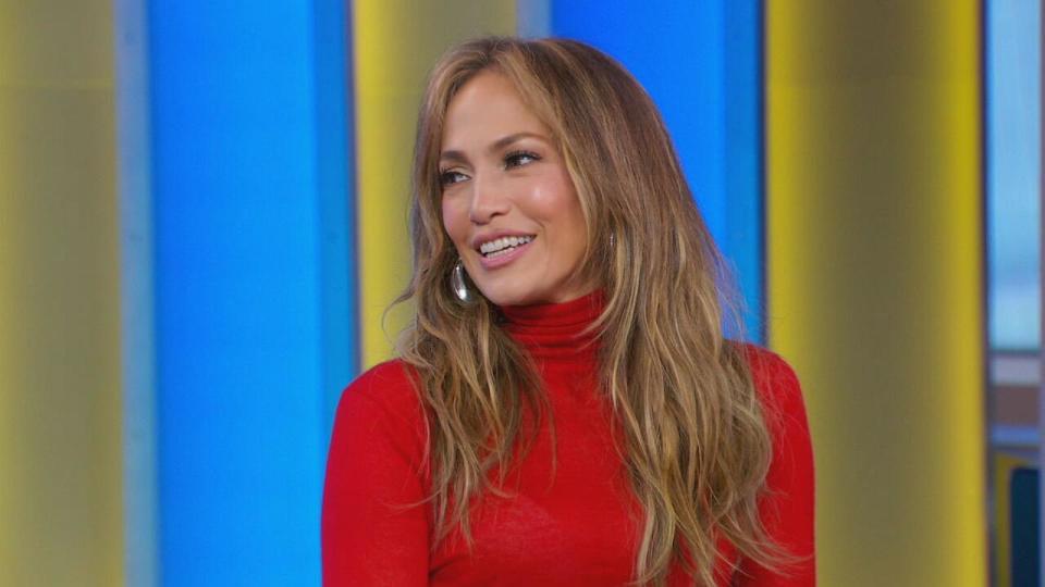 PHOTO: Jennifer Lopez is a guest on Good Morning America, May 6, 2024. (GMA)